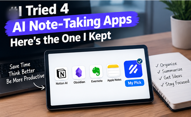 I Tried 4 AI Note-Taking Apps — Here’s the One I Kept