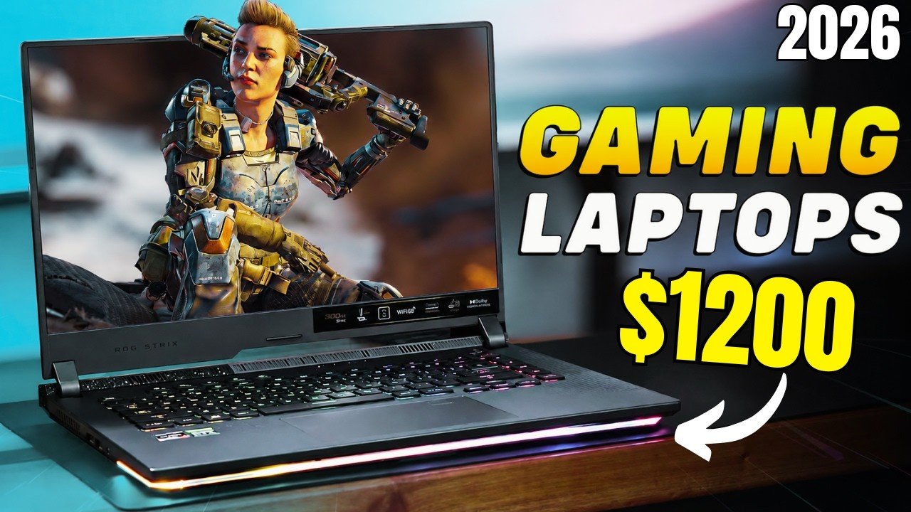 Best Gaming Laptops Under $1200 in 2026